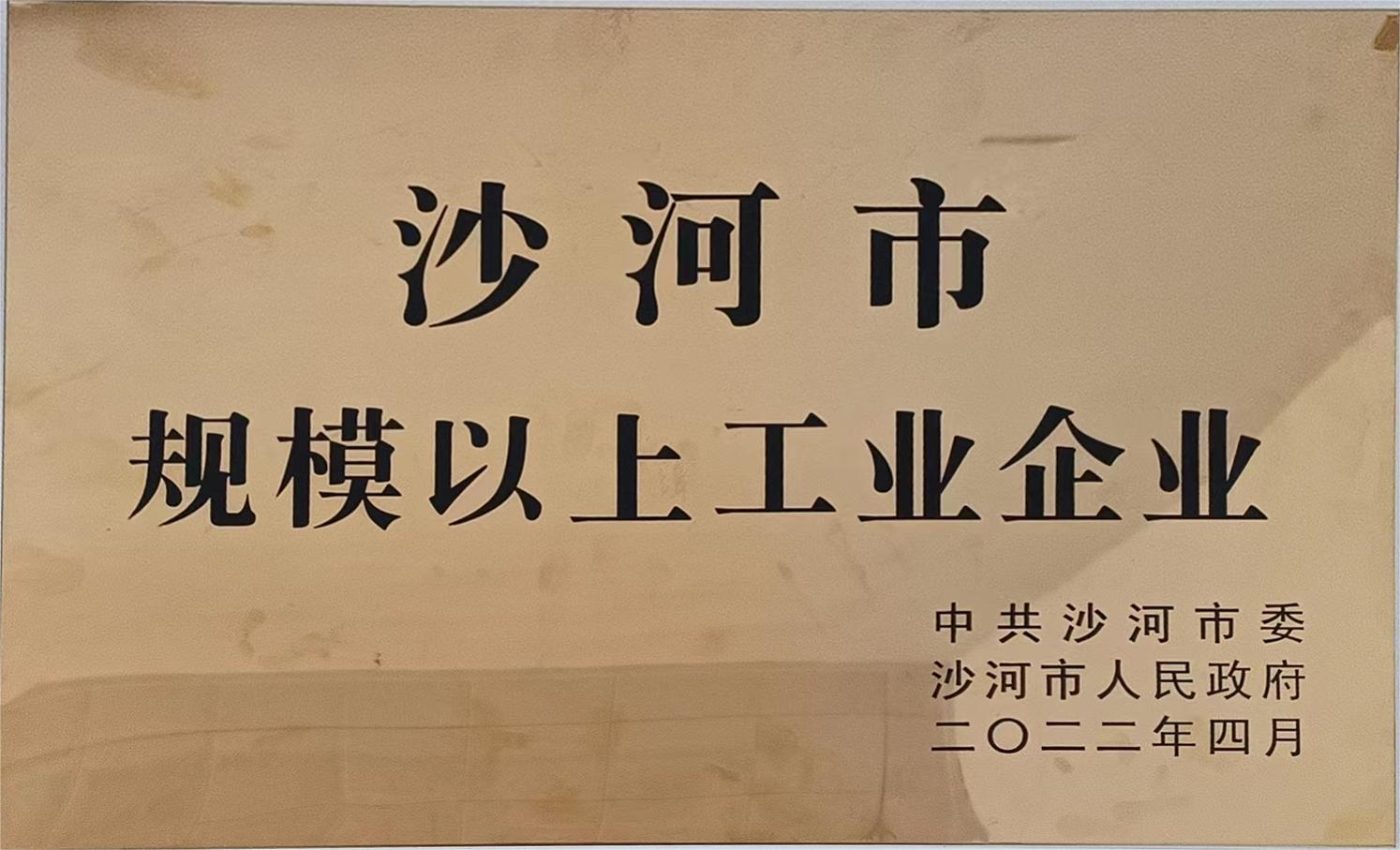 沙河市規(guī)模以上工業(yè)企業(yè)